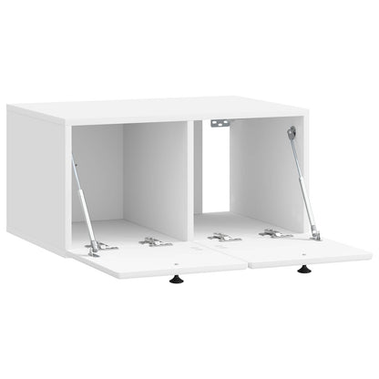 vidaXL Wall-Mounted TV Cabinet 59.5 x 41 x 30 cm High Gloss White