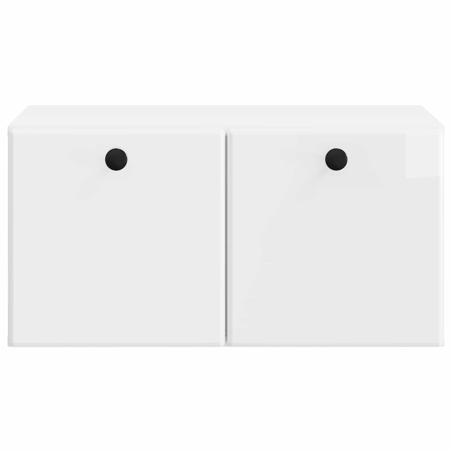 vidaXL Wall-Mounted TV Cabinet 59.5 x 41 x 30 cm High Gloss White