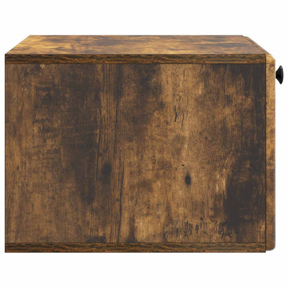 vidaXL Wall-Mounted TV Cabinet 59.5 x 41 x 30 cm Smoked Oak