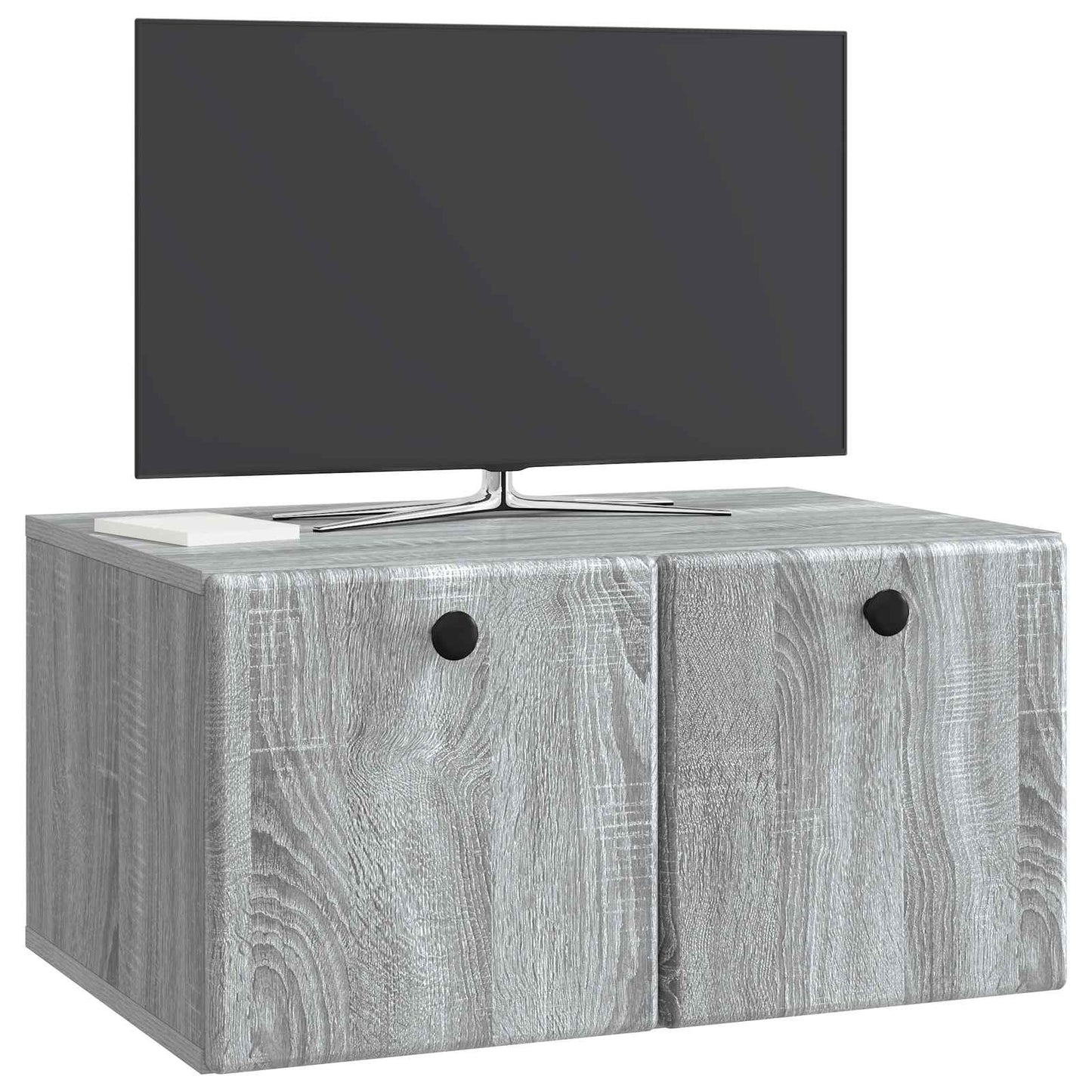 vidaXL Wall-Mounted TV Cabinet 59.5 x 41 x 30 cm Grey Sonoma