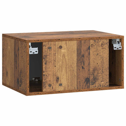 vidaXL Wall-Mounted TV Cabinet 59.5 x 41 x 30 cm Old Wood