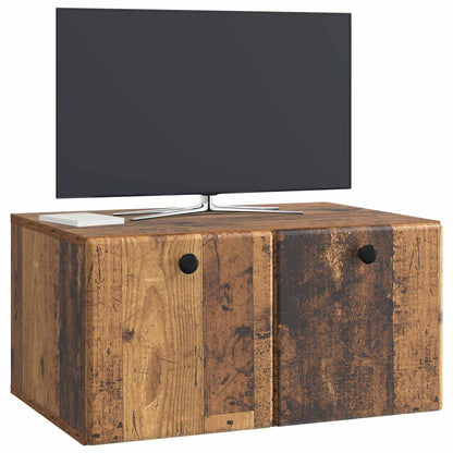 vidaXL Wall-Mounted TV Cabinet 59.5 x 41 x 30 cm Old Wood