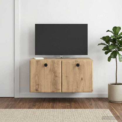 vidaXL Wall-Mounted TV Cabinet 59.5 x 41 x 30 cm Artisan Oak