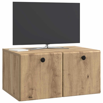 vidaXL Wall-Mounted TV Cabinet 59.5 x 41 x 30 cm Artisan Oak