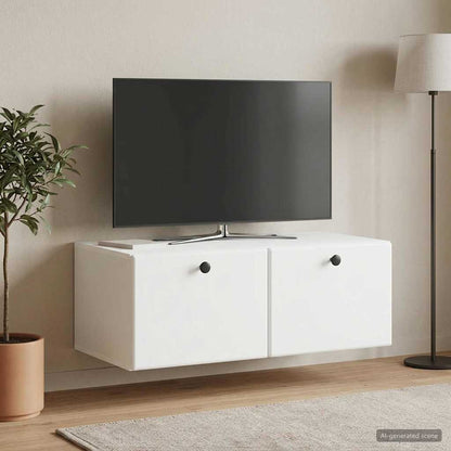 vidaXL Wall-Mounted TV Cabinet 78.5 x 41 x 30 cm White Engineered Wood