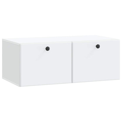 vidaXL Wall-Mounted TV Cabinet 78.5 x 41 x 30 cm White Engineered Wood