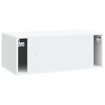 vidaXL Wall-Mounted TV Cabinet 78.5 x 41 x 30 cm White Engineered Wood