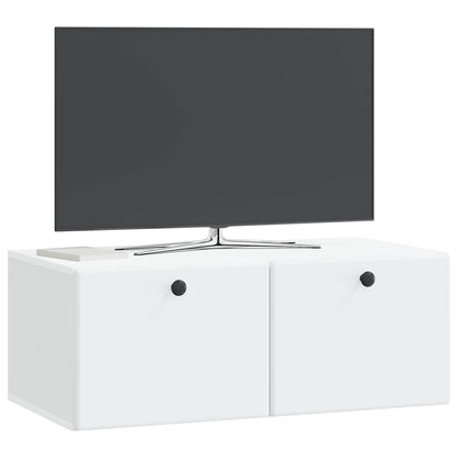 vidaXL Wall-Mounted TV Cabinet 78.5 x 41 x 30 cm White Engineered Wood