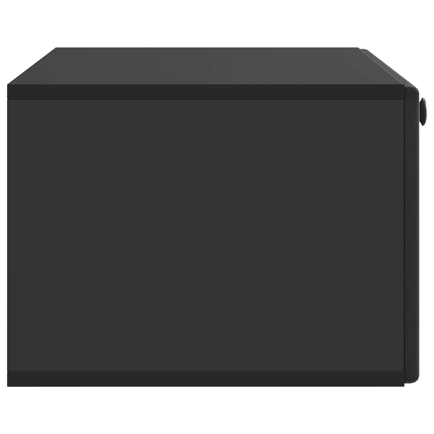 vidaXL Wall-Mounted TV Cabinet 78.5 x 41 x 30 cm Black Engineered Wood