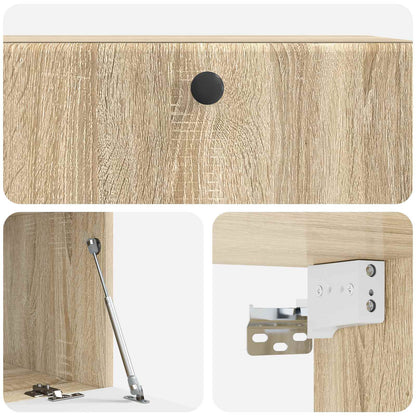 vidaXL Wall-Mounted TV Cabinet 78.5 x 41 x 30 cm Sonoma Oak