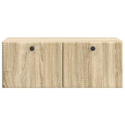 vidaXL Wall-Mounted TV Cabinet 78.5 x 41 x 30 cm Sonoma Oak