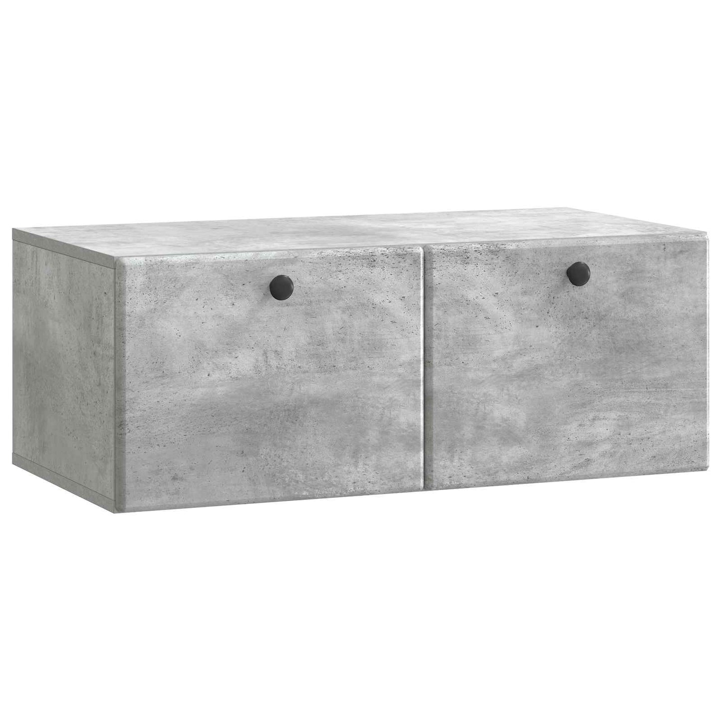 vidaXL Wall-Mounted TV Cabinet 78.5 x 41 x 30 cm Concrete Grey