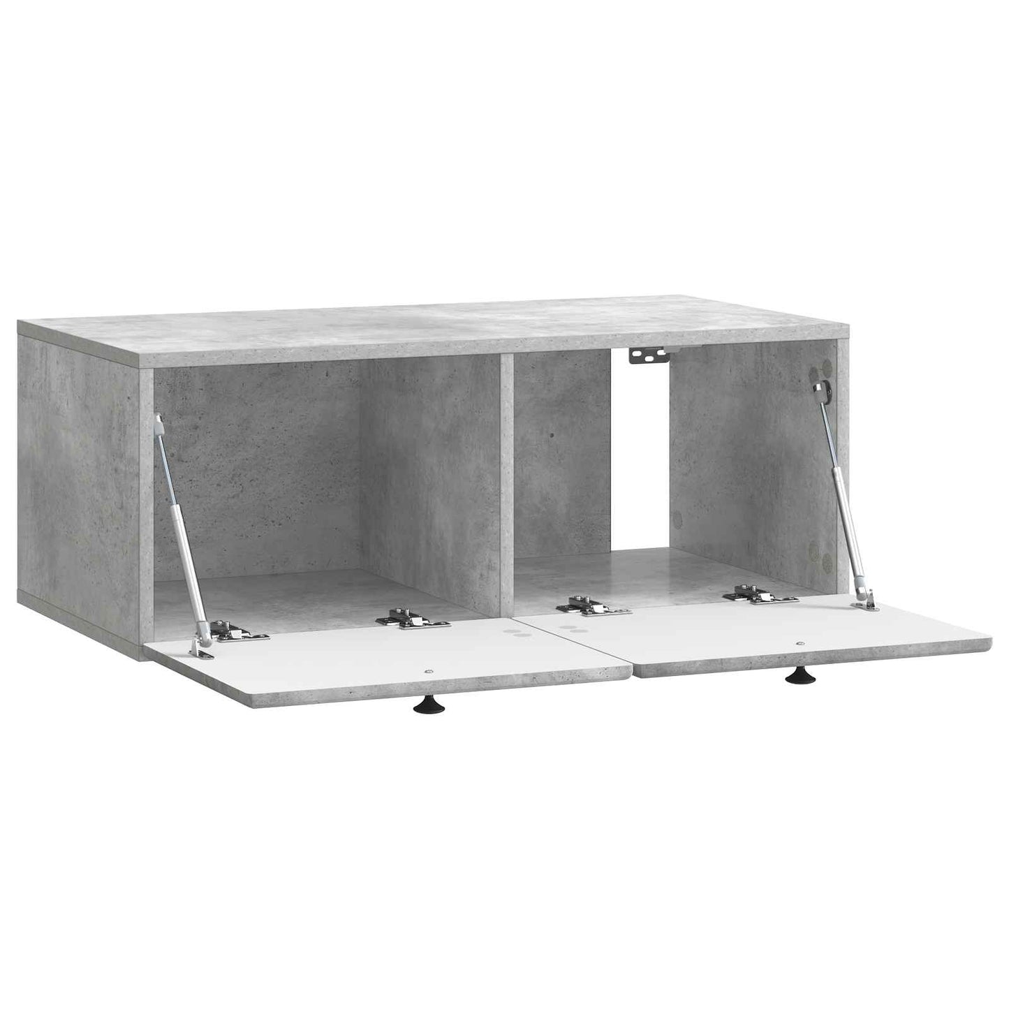 vidaXL Wall-Mounted TV Cabinet 78.5 x 41 x 30 cm Concrete Grey