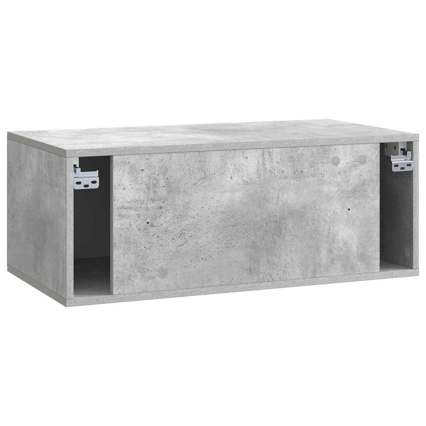 vidaXL Wall-Mounted TV Cabinet 78.5 x 41 x 30 cm Concrete Grey