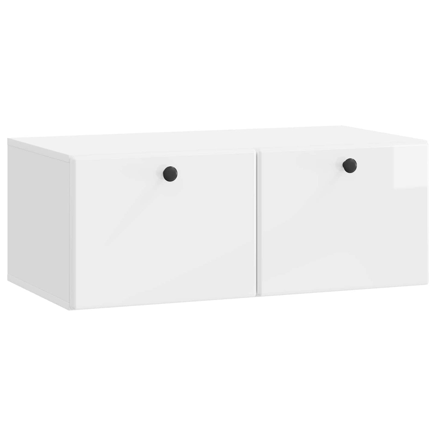 vidaXL Wall-Mounted TV Cabinet 78.5 x 41 x 30 cm High Gloss White