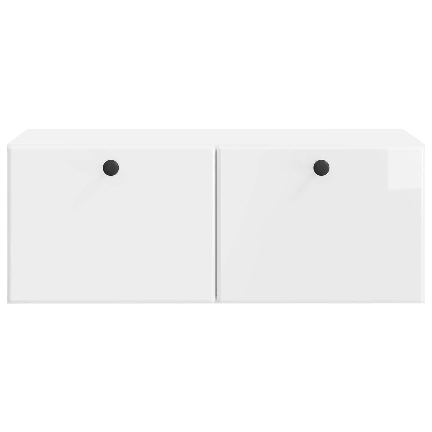 vidaXL Wall-Mounted TV Cabinet 78.5 x 41 x 30 cm High Gloss White