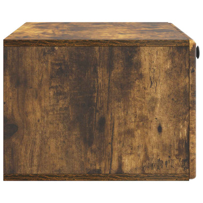 vidaXL Wall-Mounted TV Cabinet 78.5 x 41 x 30 cm Smoked Oak
