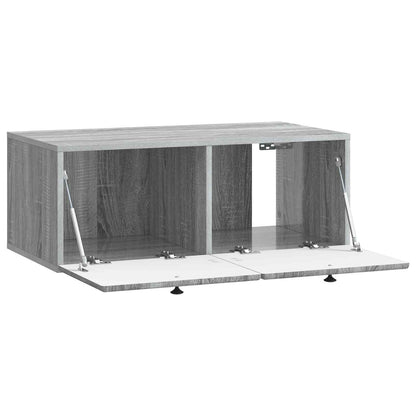 vidaXL Wall-Mounted TV Cabinet 78.5 x 41 x 30 cm Grey Sonoma