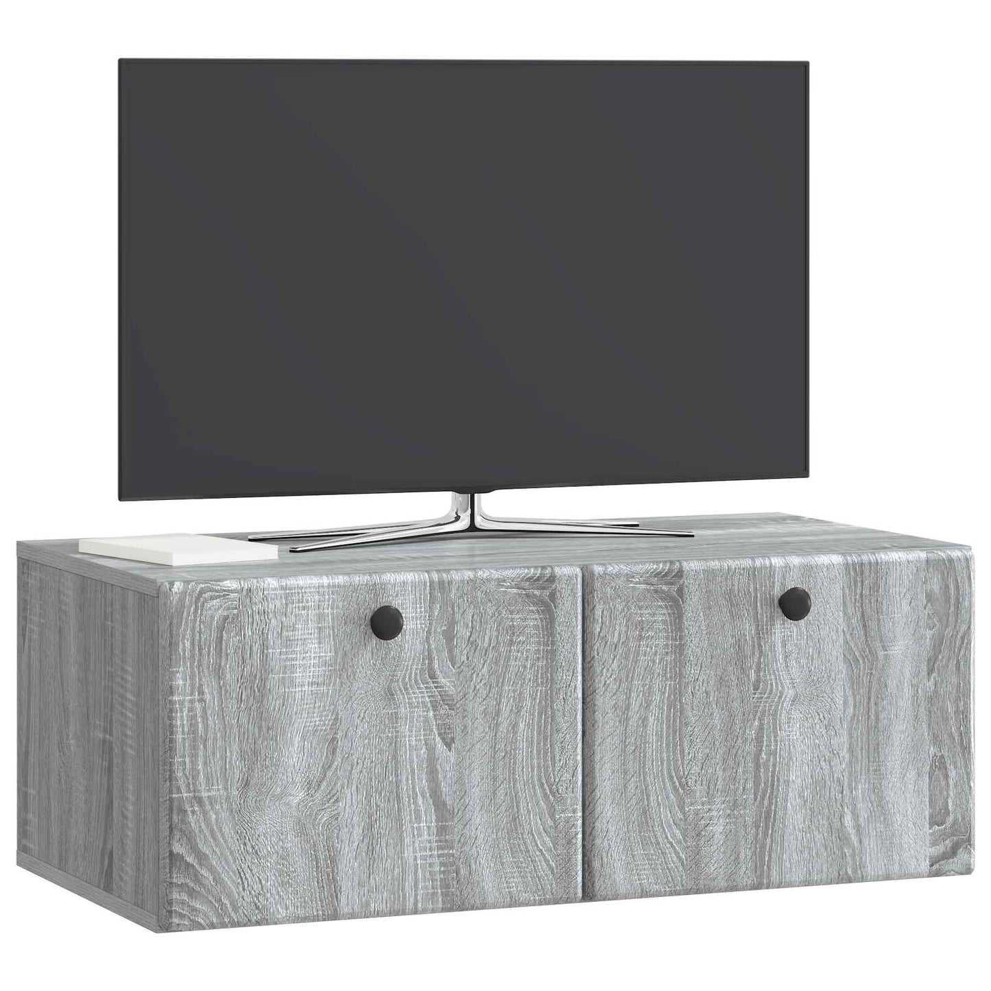 vidaXL Wall-Mounted TV Cabinet 78.5 x 41 x 30 cm Grey Sonoma