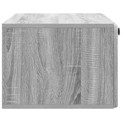 vidaXL Wall-Mounted TV Cabinet 78.5 x 41 x 30 cm Grey Sonoma