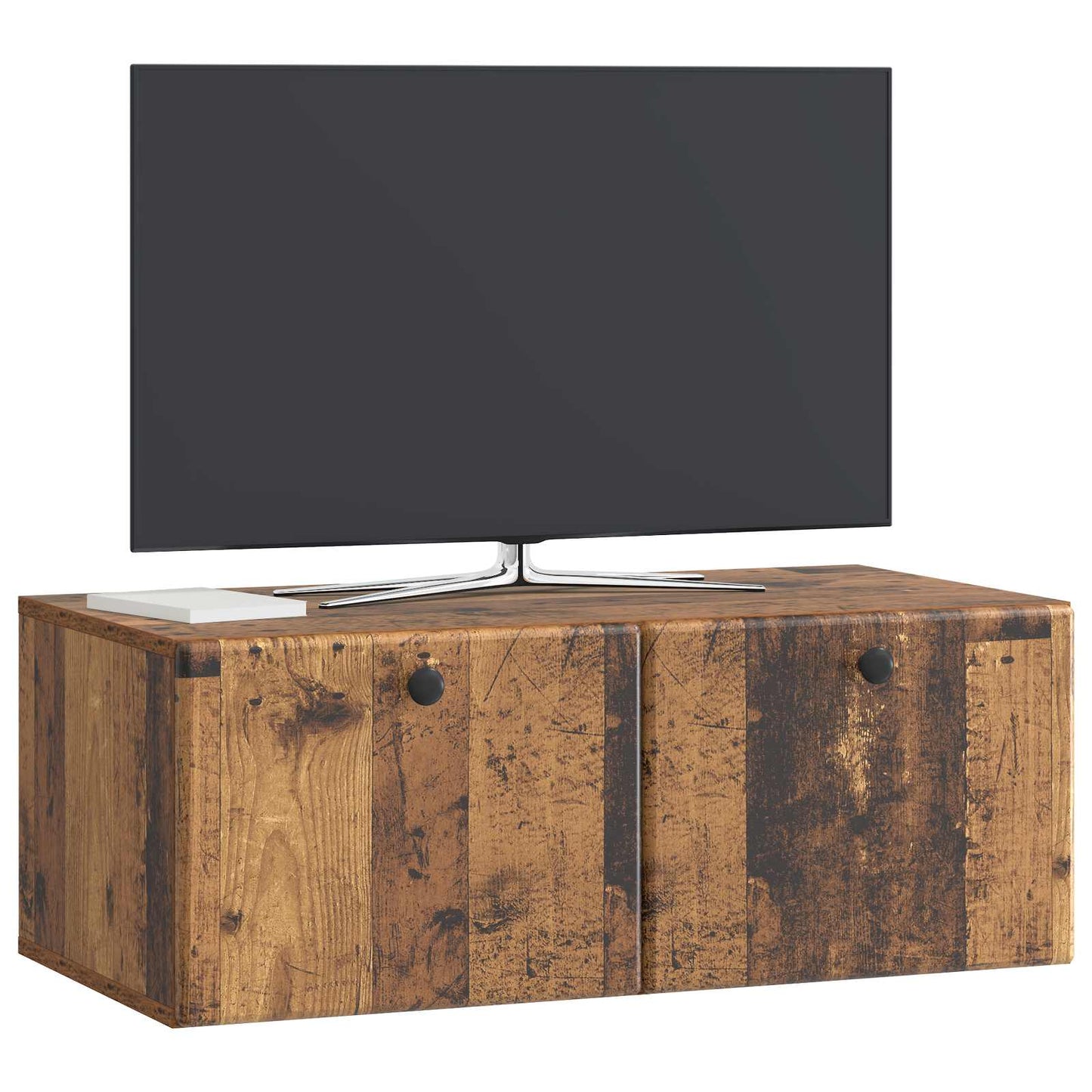 vidaXL Wall-Mounted TV Cabinet 78.5 x 41 x 30 cm Old Wood