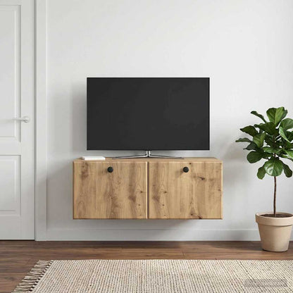 vidaXL Wall-Mounted TV Cabinet 78.5 x 41 x 30 cm Artisan Oak