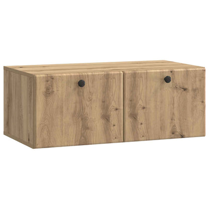 vidaXL Wall-Mounted TV Cabinet 78.5 x 41 x 30 cm Artisan Oak