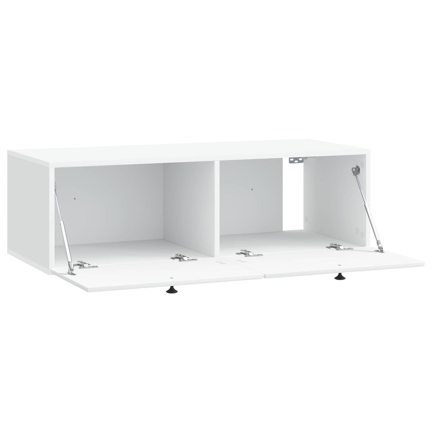 vidaXL Wall-Mounted TV Cabinet 98 x 41 x 30 cm White Engineered Wood