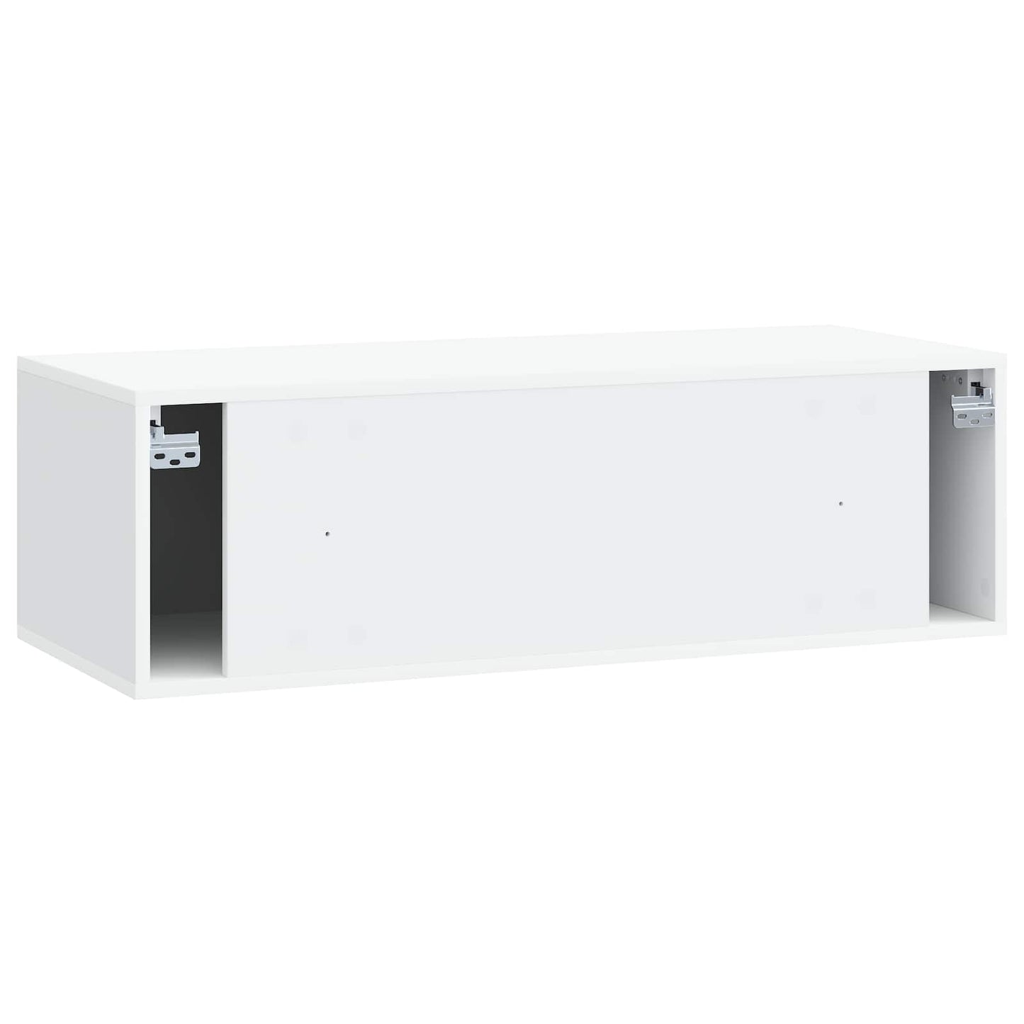 vidaXL Wall-Mounted TV Cabinet 98 x 41 x 30 cm White Engineered Wood