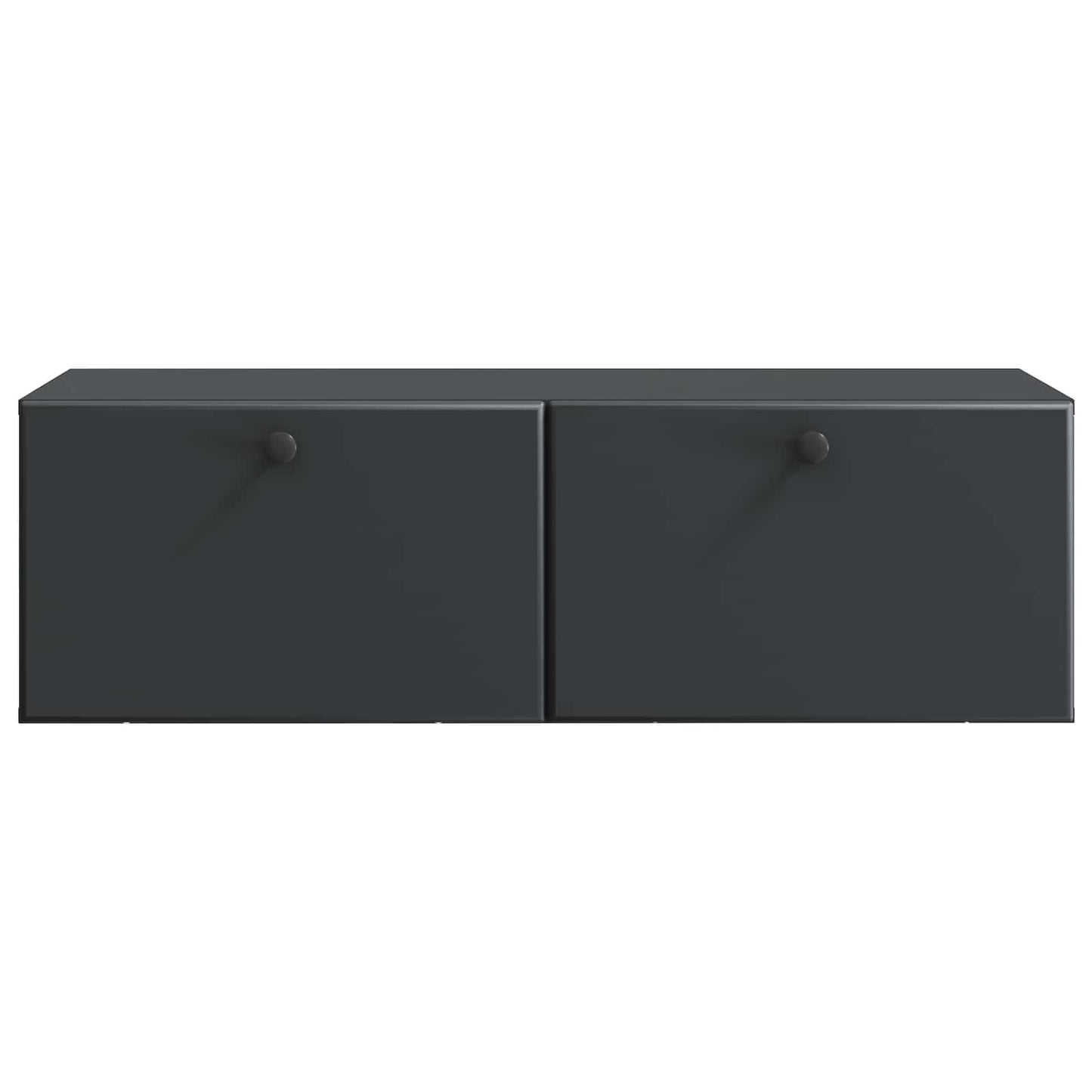 vidaXL Wall-Mounted TV Cabinet 98 x 41 x 30 cm Black Engineered Wood