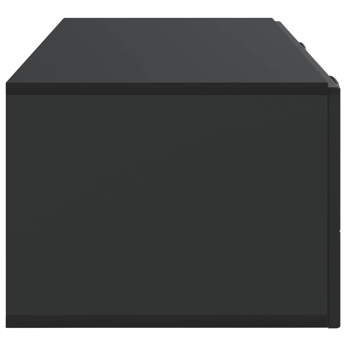vidaXL Wall-Mounted TV Cabinet 98 x 41 x 30 cm Black Engineered Wood