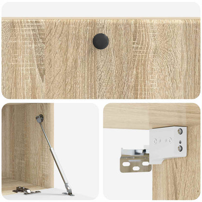 vidaXL Wall-Mounted TV Cabinet 98 x 41 x 30 cm Sonoma Oak