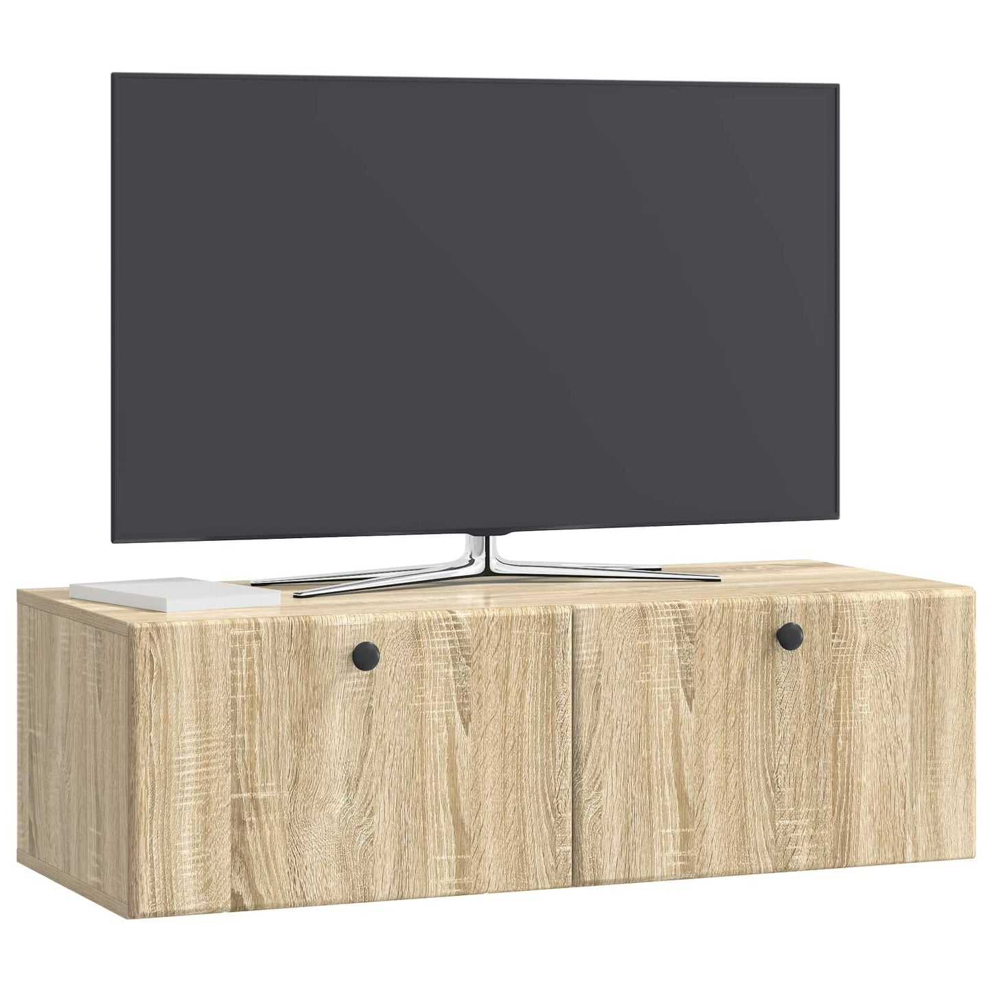 vidaXL Wall-Mounted TV Cabinet 98 x 41 x 30 cm Sonoma Oak