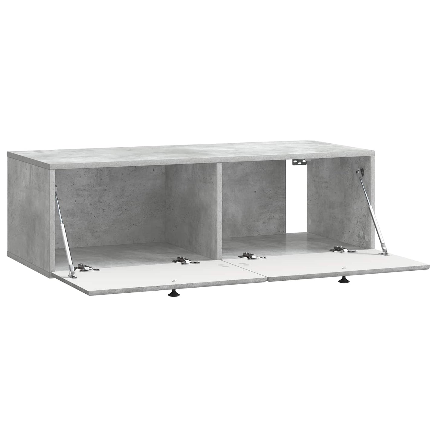 vidaXL Wall-Mounted TV Cabinet 98 x 41 x 30 cm Concrete Grey