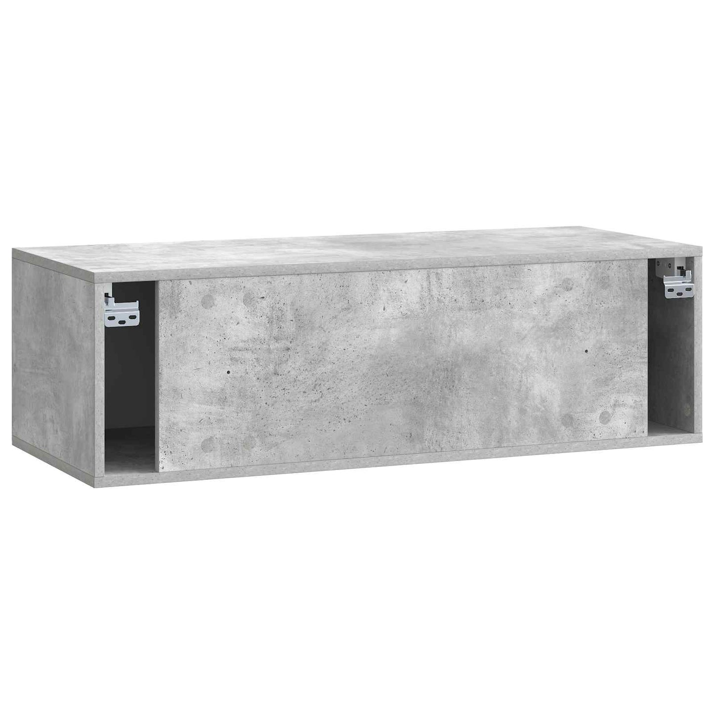vidaXL Wall-Mounted TV Cabinet 98 x 41 x 30 cm Concrete Grey