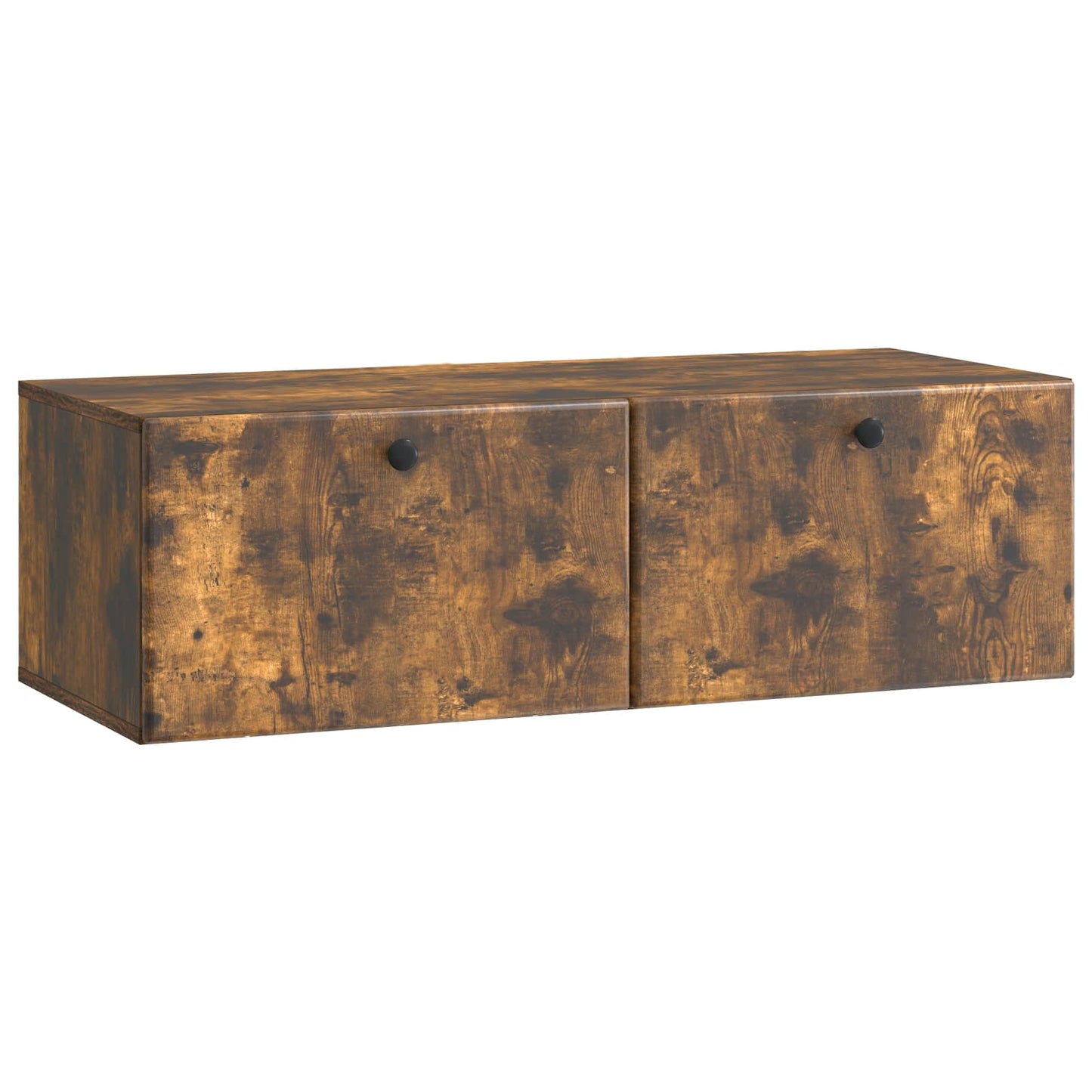 vidaXL Wall-Mounted TV Cabinet 98 x 41 x 30 cm Smoked Oak