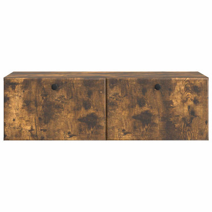 vidaXL Wall-Mounted TV Cabinet 98 x 41 x 30 cm Smoked Oak