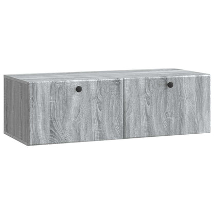 vidaXL Wall-Mounted TV Cabinet 98 x 41 x 30 cm Grey Sonoma