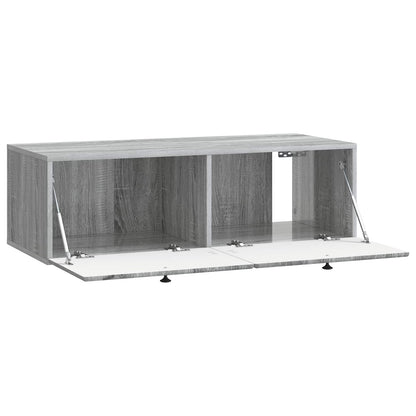 vidaXL Wall-Mounted TV Cabinet 98 x 41 x 30 cm Grey Sonoma
