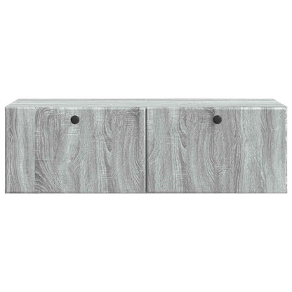 vidaXL Wall-Mounted TV Cabinet 98 x 41 x 30 cm Grey Sonoma
