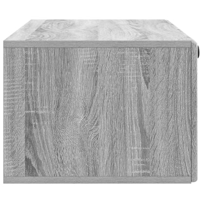vidaXL Wall-Mounted TV Cabinet 98 x 41 x 30 cm Grey Sonoma