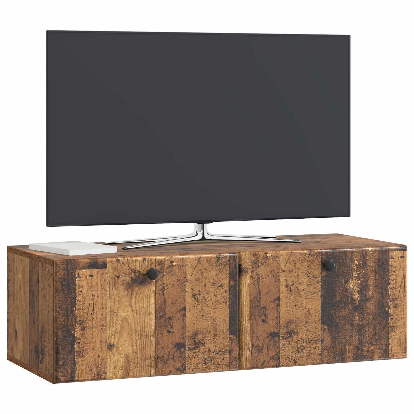 vidaXL Wall-Mounted TV Cabinet 98 x 41 x 30 cm Old Wood