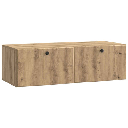 vidaXL Wall-Mounted TV Cabinet 98 x 41 x 30 cm Artisan Oak