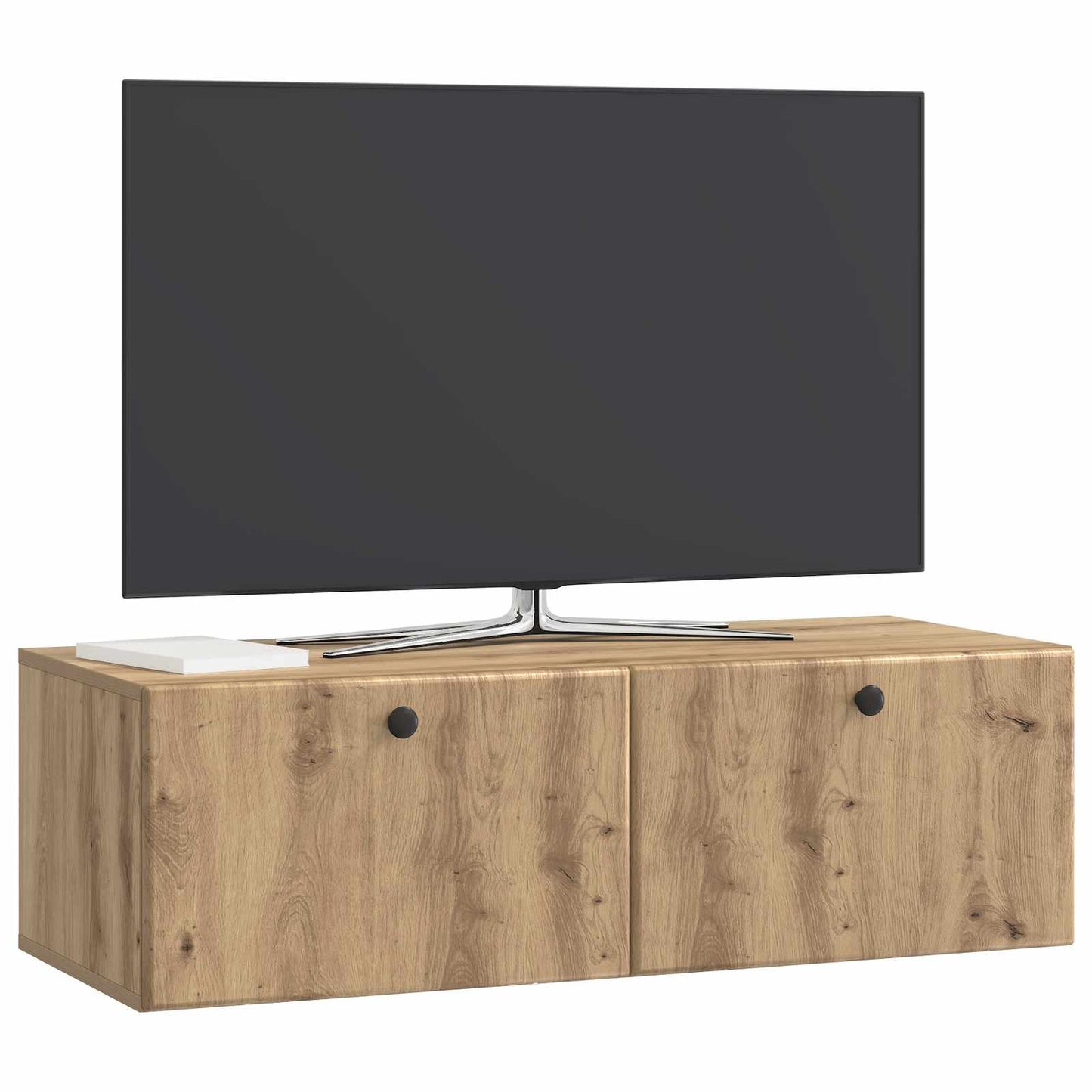 vidaXL Wall-Mounted TV Cabinet 98 x 41 x 30 cm Artisan Oak