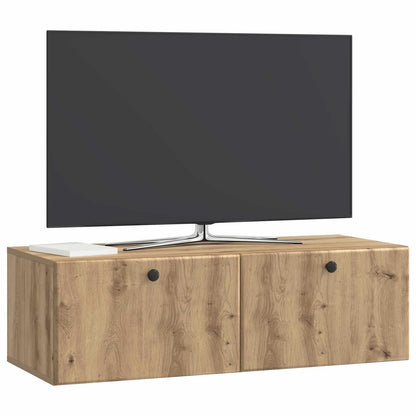 vidaXL Wall-Mounted TV Cabinet 98 x 41 x 30 cm Artisan Oak