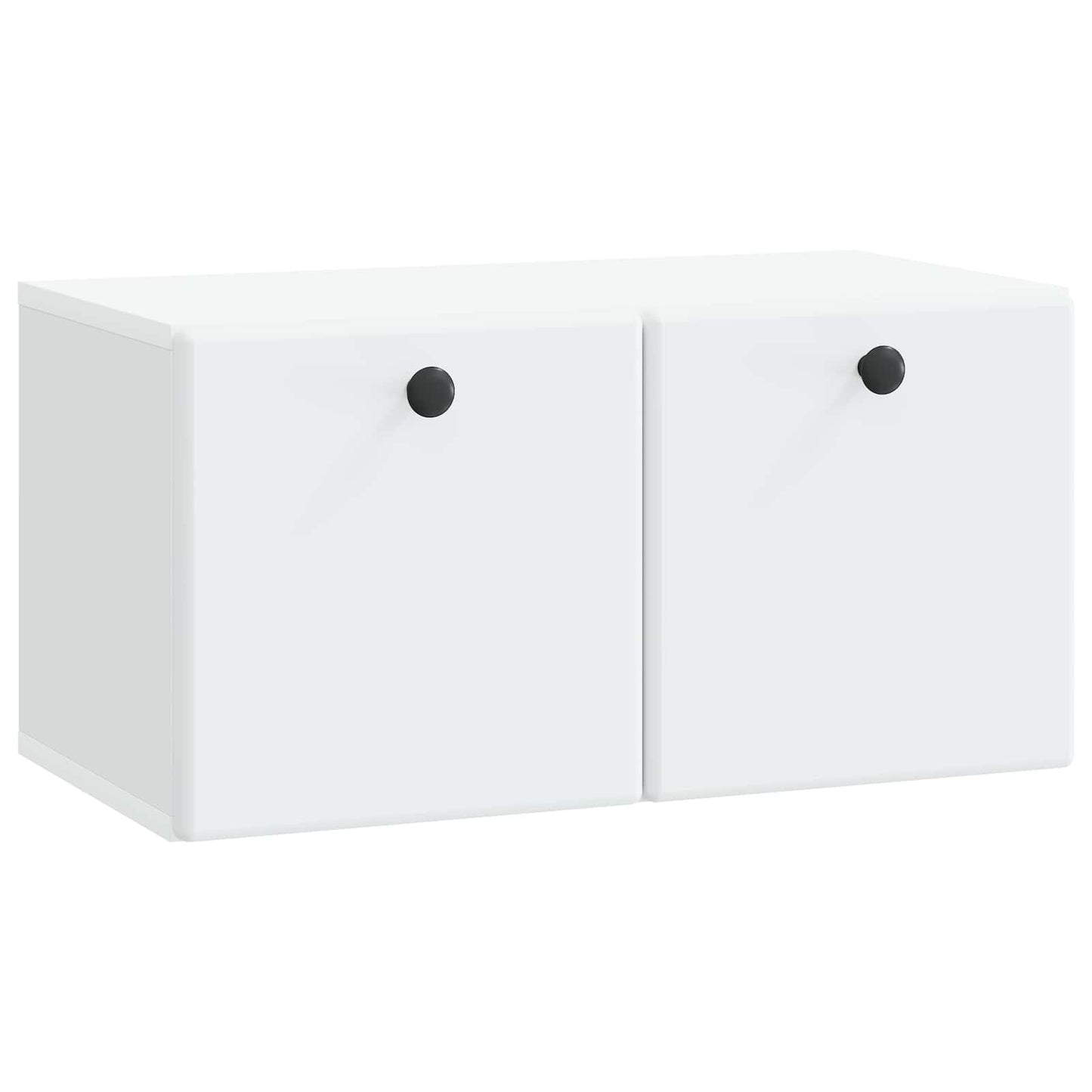 vidaXL Wall-Mounted TV Cabinet 59.5 x 31 x 30 cm White Engineered Wood