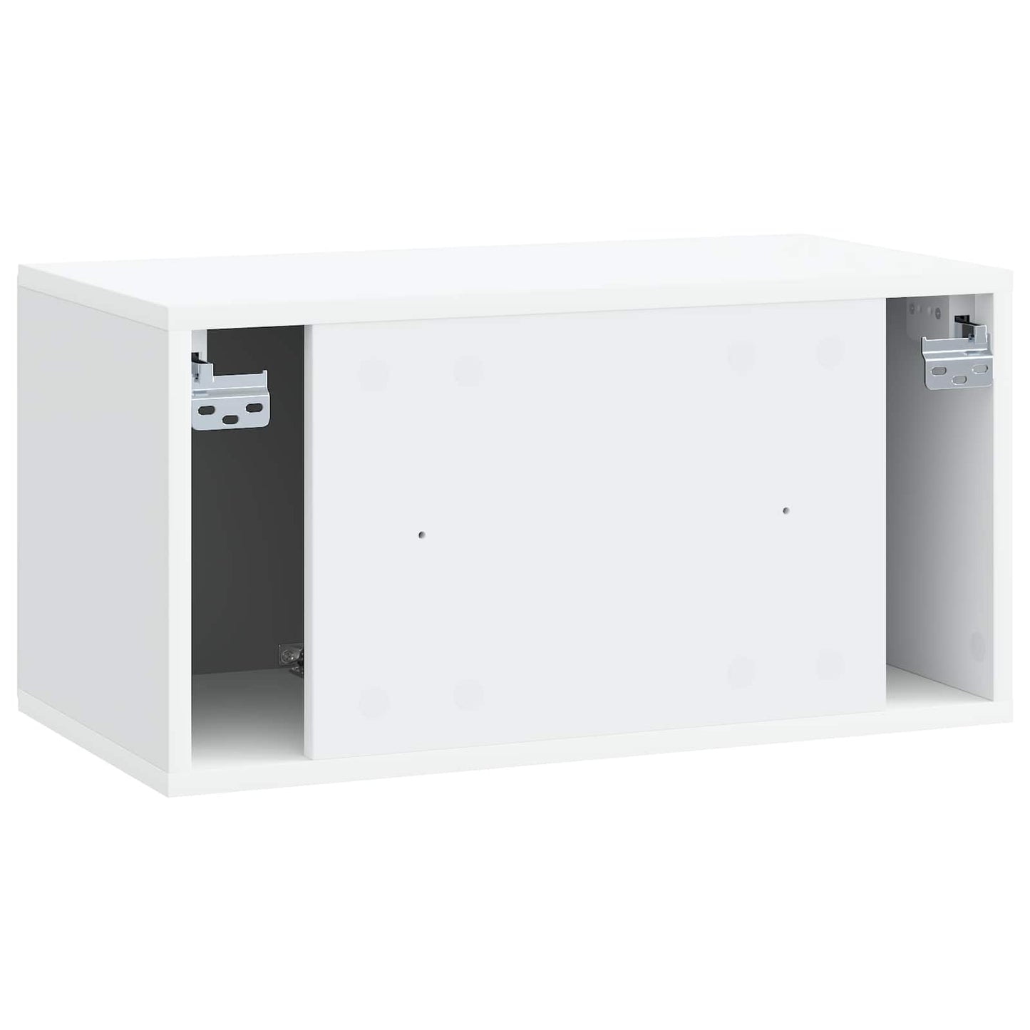 vidaXL Wall-Mounted TV Cabinet 59.5 x 31 x 30 cm White Engineered Wood