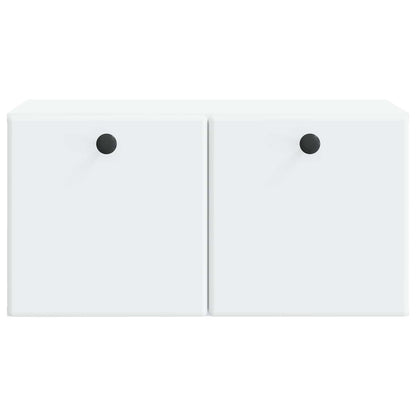 vidaXL Wall-Mounted TV Cabinet 59.5 x 31 x 30 cm White Engineered Wood