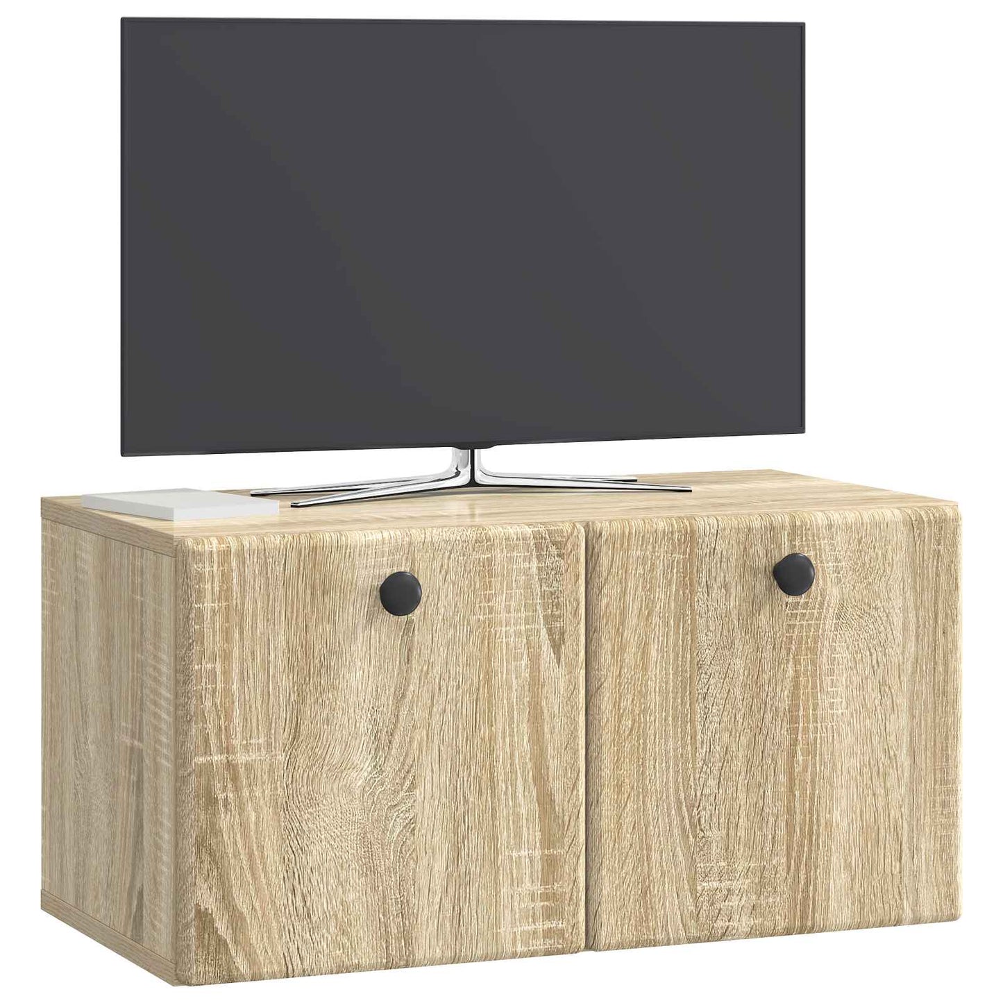 vidaXL Wall-Mounted TV Cabinet 59.5 x 31 x 30 cm Sonoma Oak