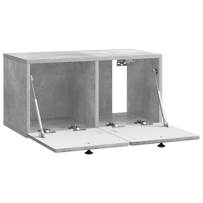 vidaXL Wall-Mounted TV Cabinet 59.5 x 31 x 30 cm Concrete Grey